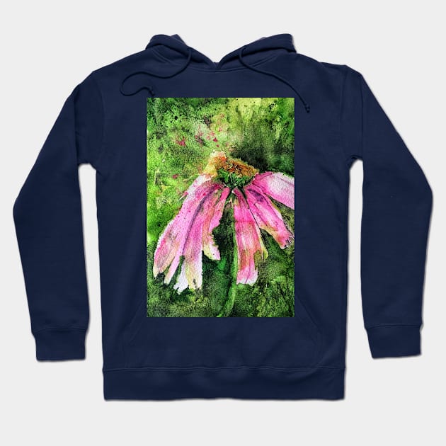 Watercolor Flower Hoodie by KultakalaSPb-Design